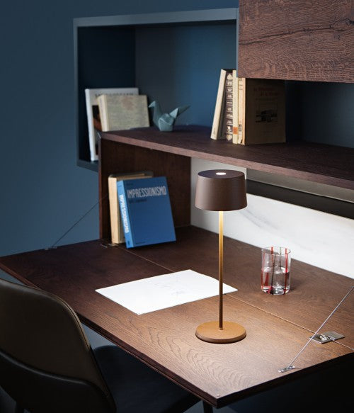 Lampada da Tavolo Senza Fili Olivia Pro Grigio Scuro