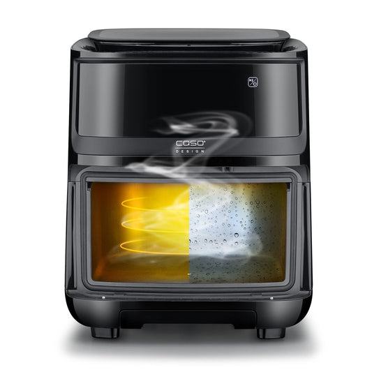 Friggitrice ad aria calda AirFry & Steam 700, Nera - Caso Germany