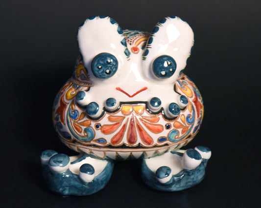 Rana in ceramica pezzo unico