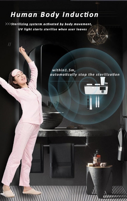 Sterilizzatore spazzolini Ricarica Solare UV