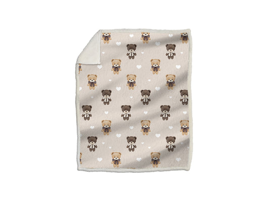 Plaid Morbidotto Light Orsacchiotti in Pile 130x160 Daunex