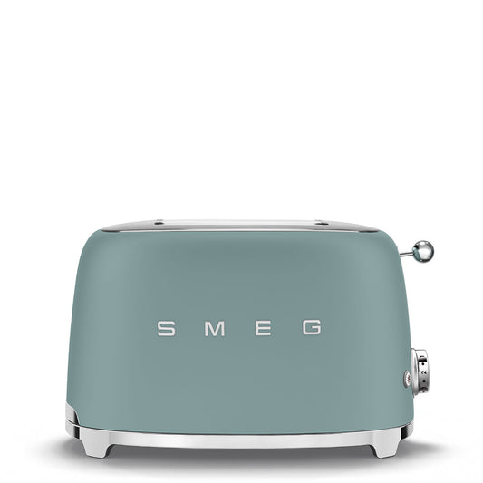 Smeg Tostapane 2 fette anni '50 design 950 W Verde Smeraldo Opaco