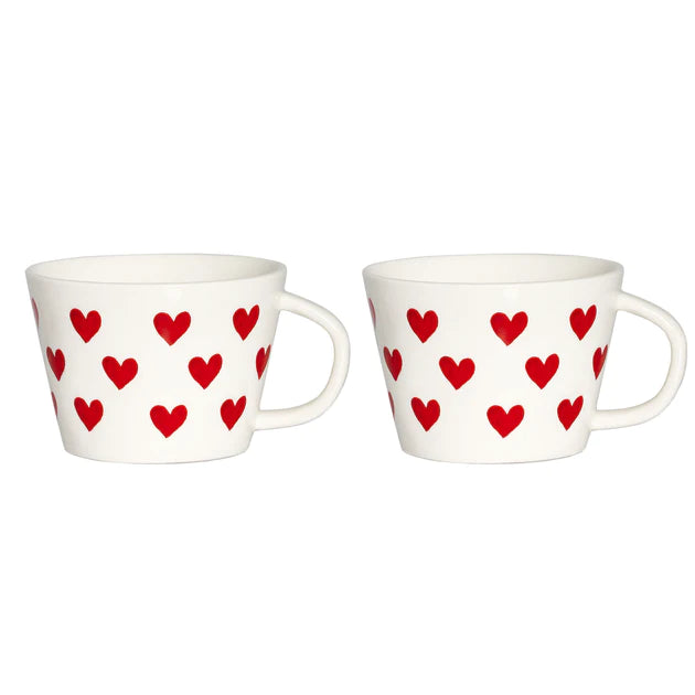 Set 2 Tazze Colazione Grès Porcellanato