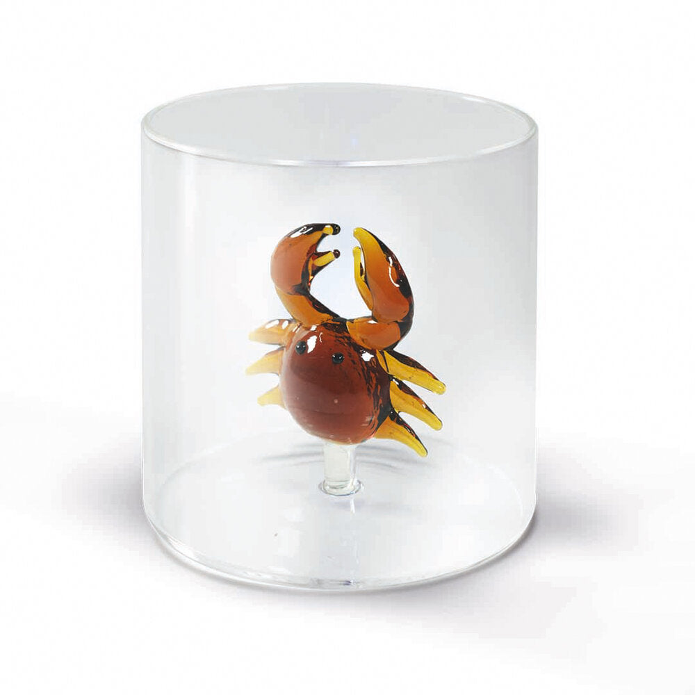 WD Lifestyle Bicchiere Figure in Vetro Soggetti Animali