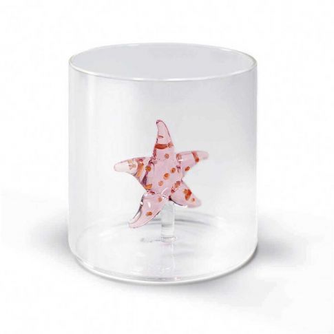 WD Lifestyle Bicchiere Figure in Vetro Soggetti Animali