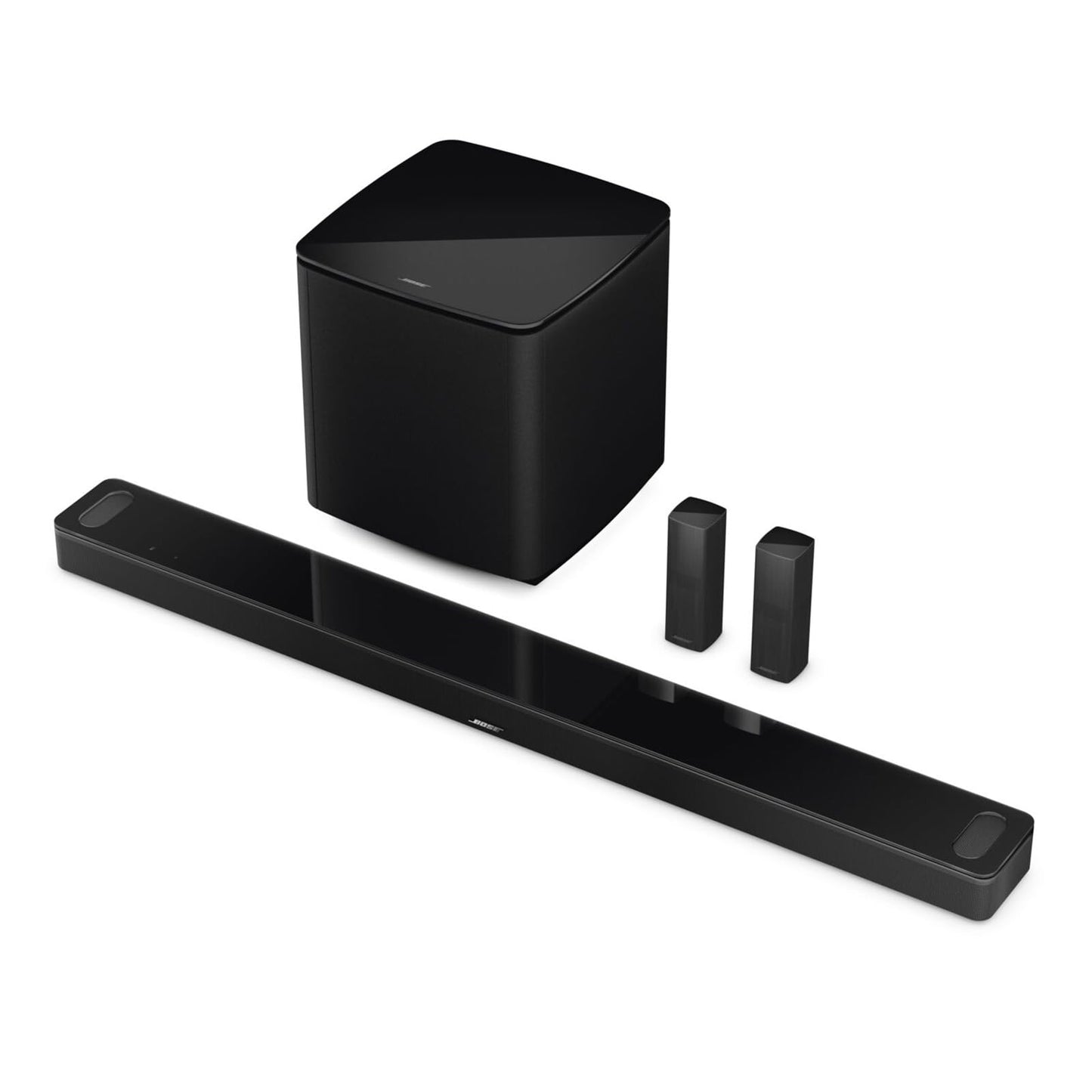 Bose Smart Ultra Soundbar con Dolby Atmos e controllo vocale Alexa, AI Bluetooth Wireless, sistema audio surround per TV, Nero