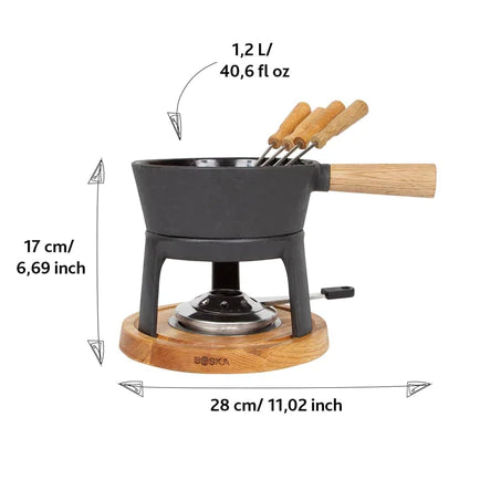 Fondue Set Pro Boska in Ghisa