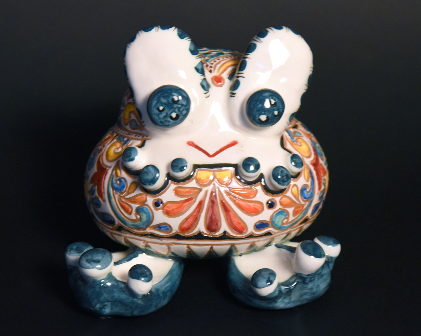 Rana in ceramica pezzo unico