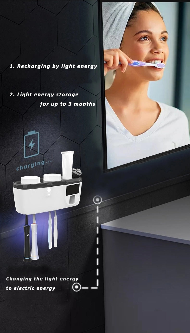 Esterilizador solar de cepillos de dientes recargable UV
