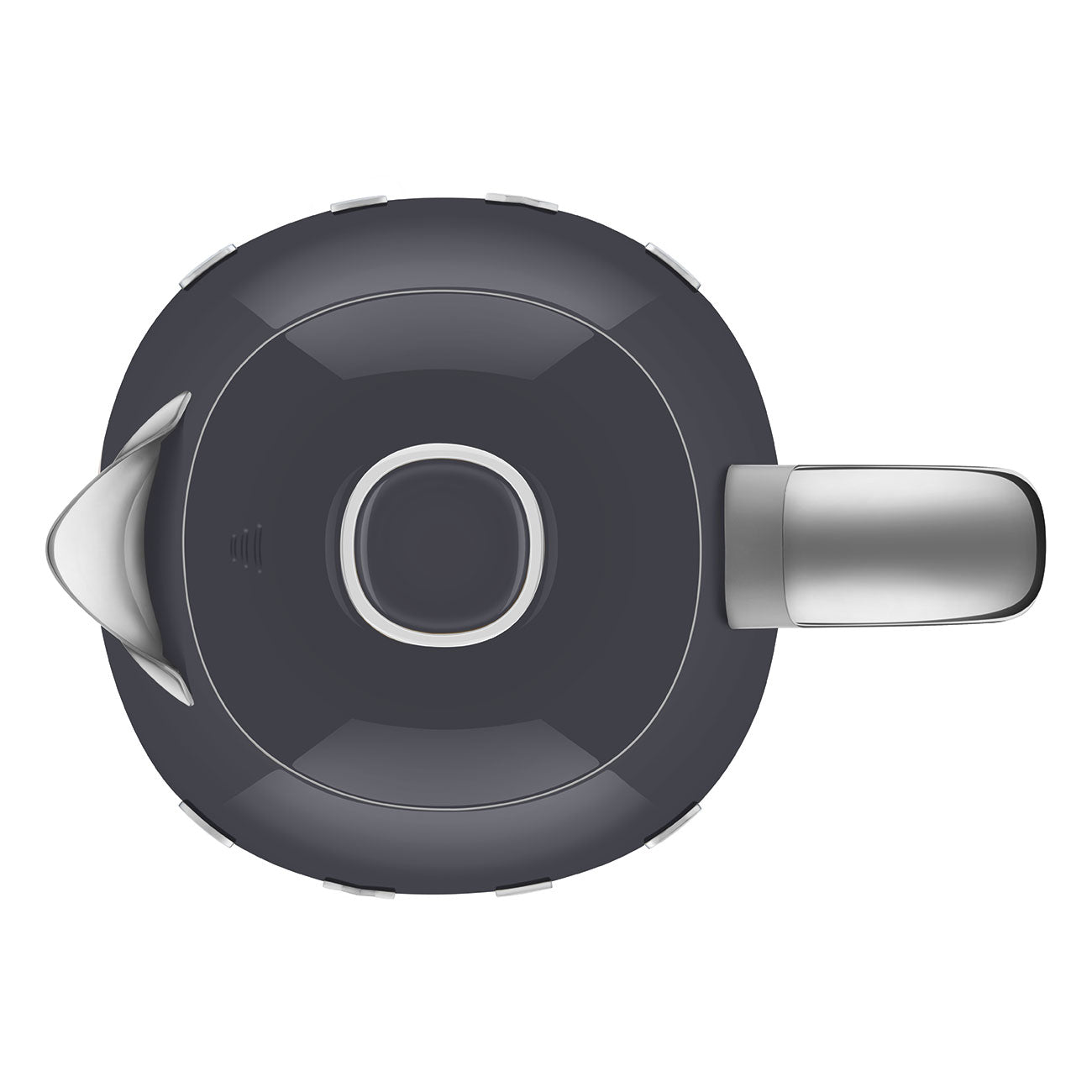 Smeg bollitore elettrico base antiscivolo, indicatore livello acqua, 1,7 L
