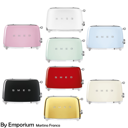 Smeg Tostapane 2 fette anni '50 design  950 W