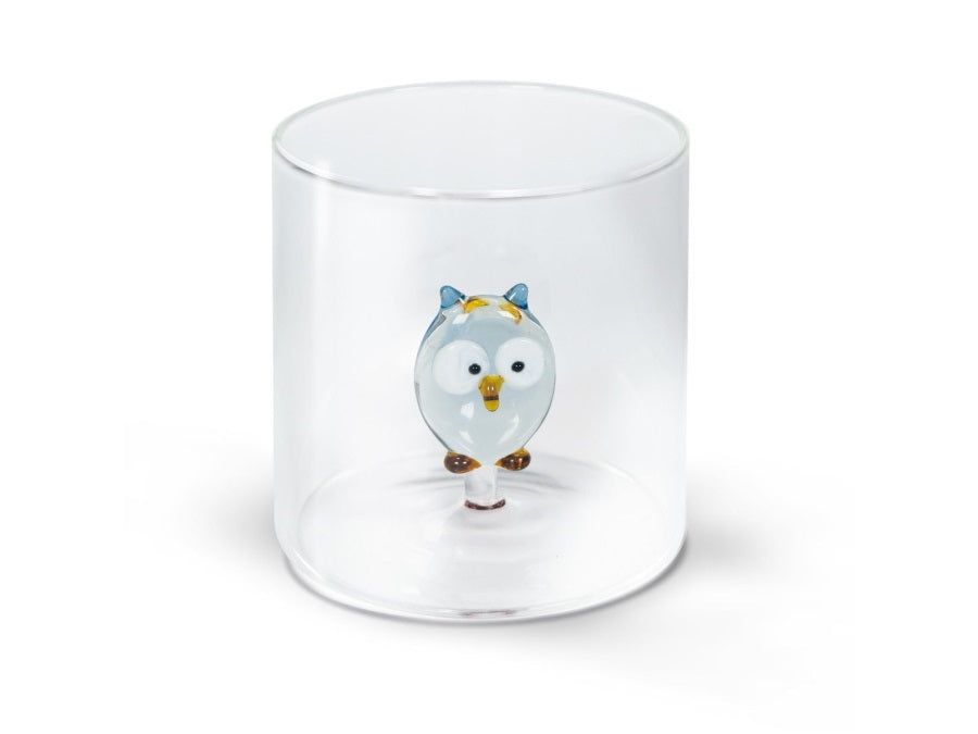 WD Lifestyle Bicchiere Figure in Vetro Soggetti Animali