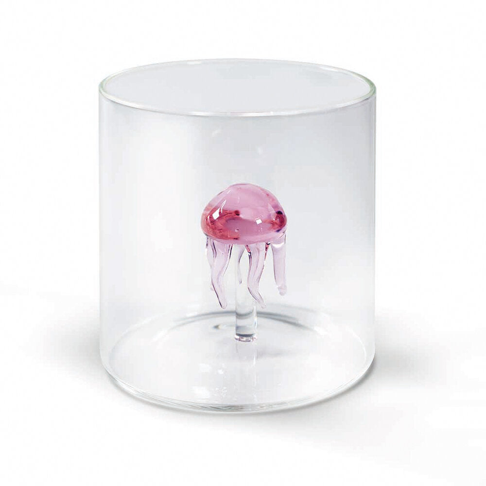 WD Lifestyle Bicchiere Figure in Vetro Soggetti Animali