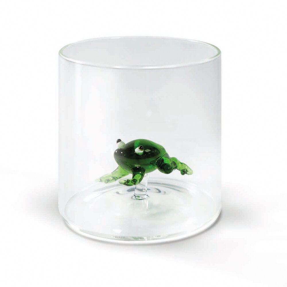 WD Lifestyle Bicchiere Figure in Vetro Soggetti Animali