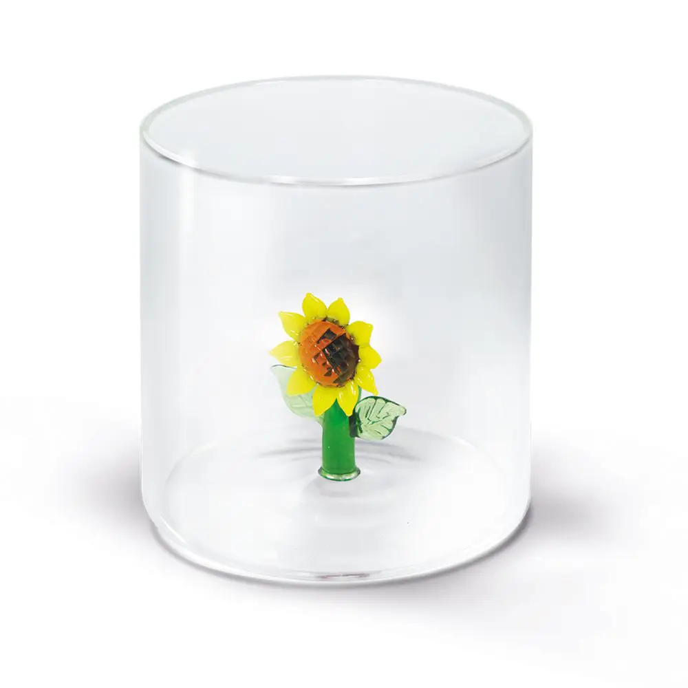 WD Lifestyle Bicchiere Figure in Vetro Soggetti Animali