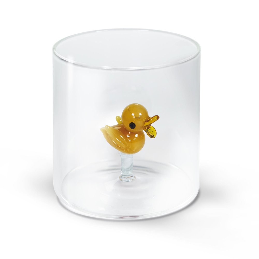 WD Lifestyle Bicchiere Figure in Vetro Soggetti Animali