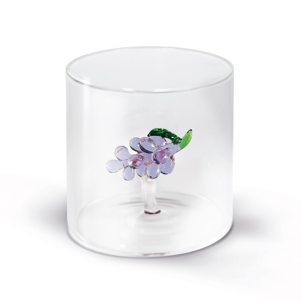 WD Lifestyle Bicchiere Figure in Vetro Soggetti Animali