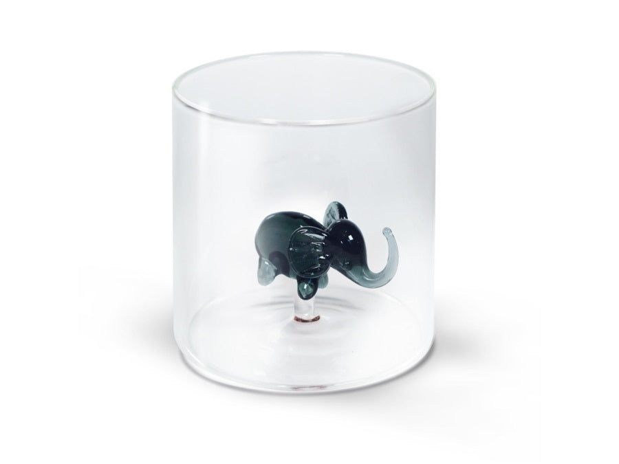 WD Lifestyle Bicchiere Figure in Vetro Soggetti Animali