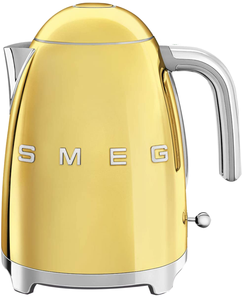 Smeg bollitore elettrico base antiscivolo, indicatore livello acqua, 1,7 L