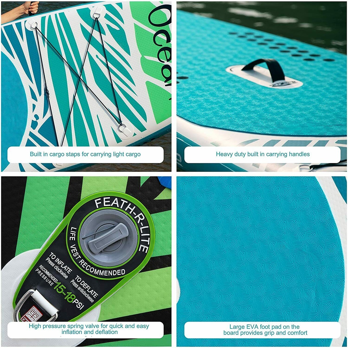 Tavola Ocean Stand Up Paddle SUP Gonfiabile 10'6"