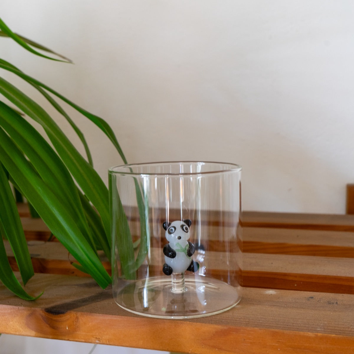 WD Lifestyle Bicchiere Figure in Vetro Soggetti Animali
