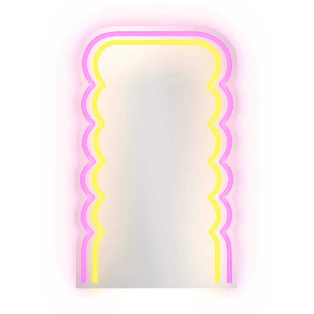 WD Lifestyle Specchio Luminoso Neon Decorativo