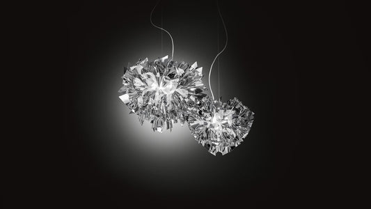 Lampada Suspension Silver Slamp