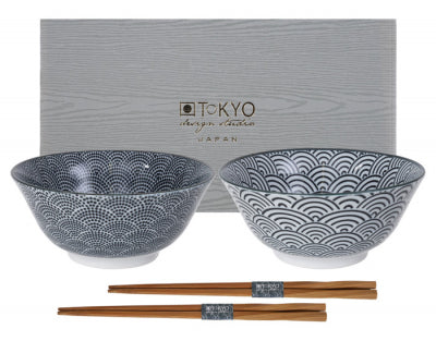 Set 2 Ciotole Nere Nippon Tokyo Studio Design
