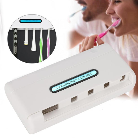 Sterilizzatore UV spazzolini luce al quarzo 2W, 5 vani di alloggiamento