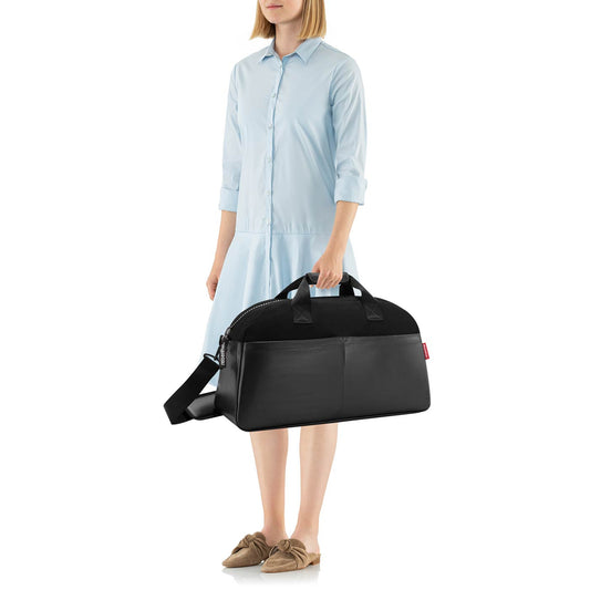 Overnighter Canvas Borsa Nera Reisenthel