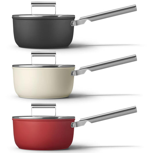 Smeg Cookware Casseruola 50's Style Pentola un manico 20cm