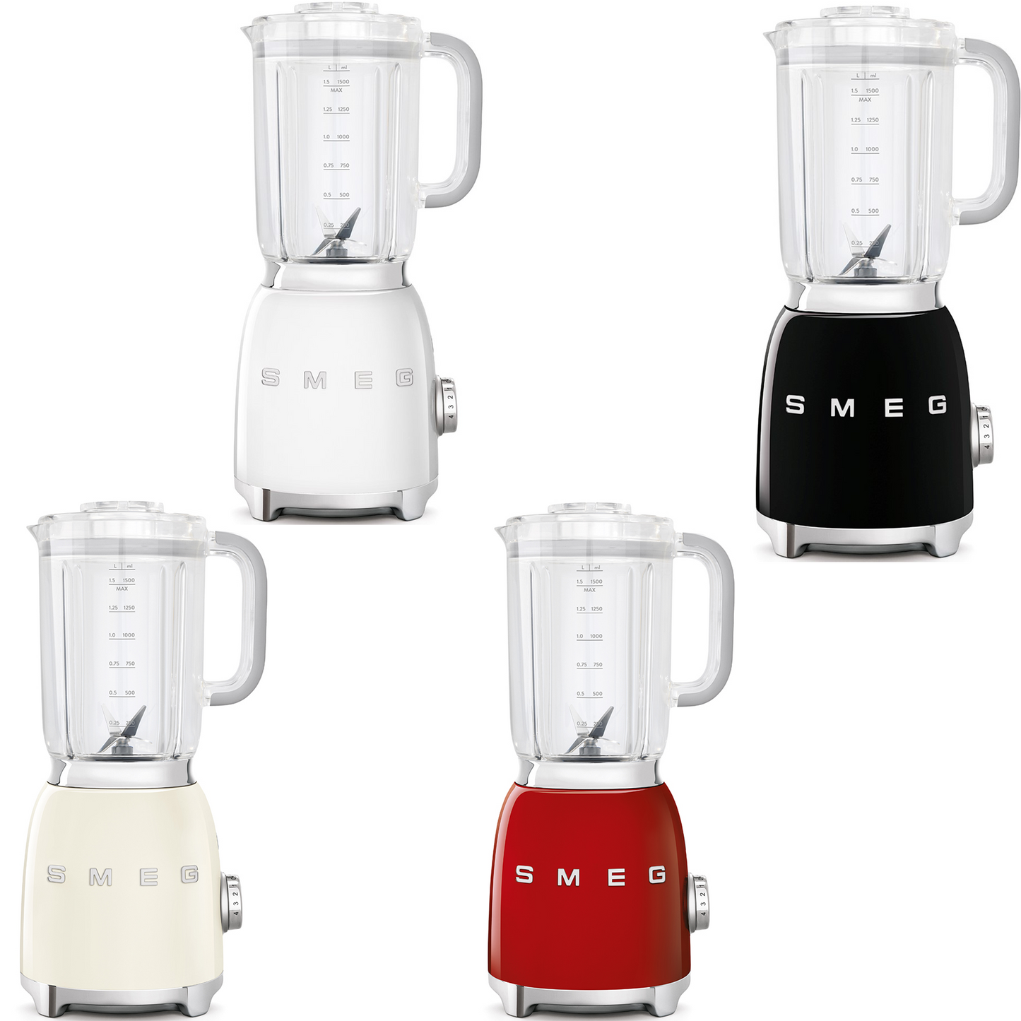 Frullatore Smeg multifunzione 4 velocità