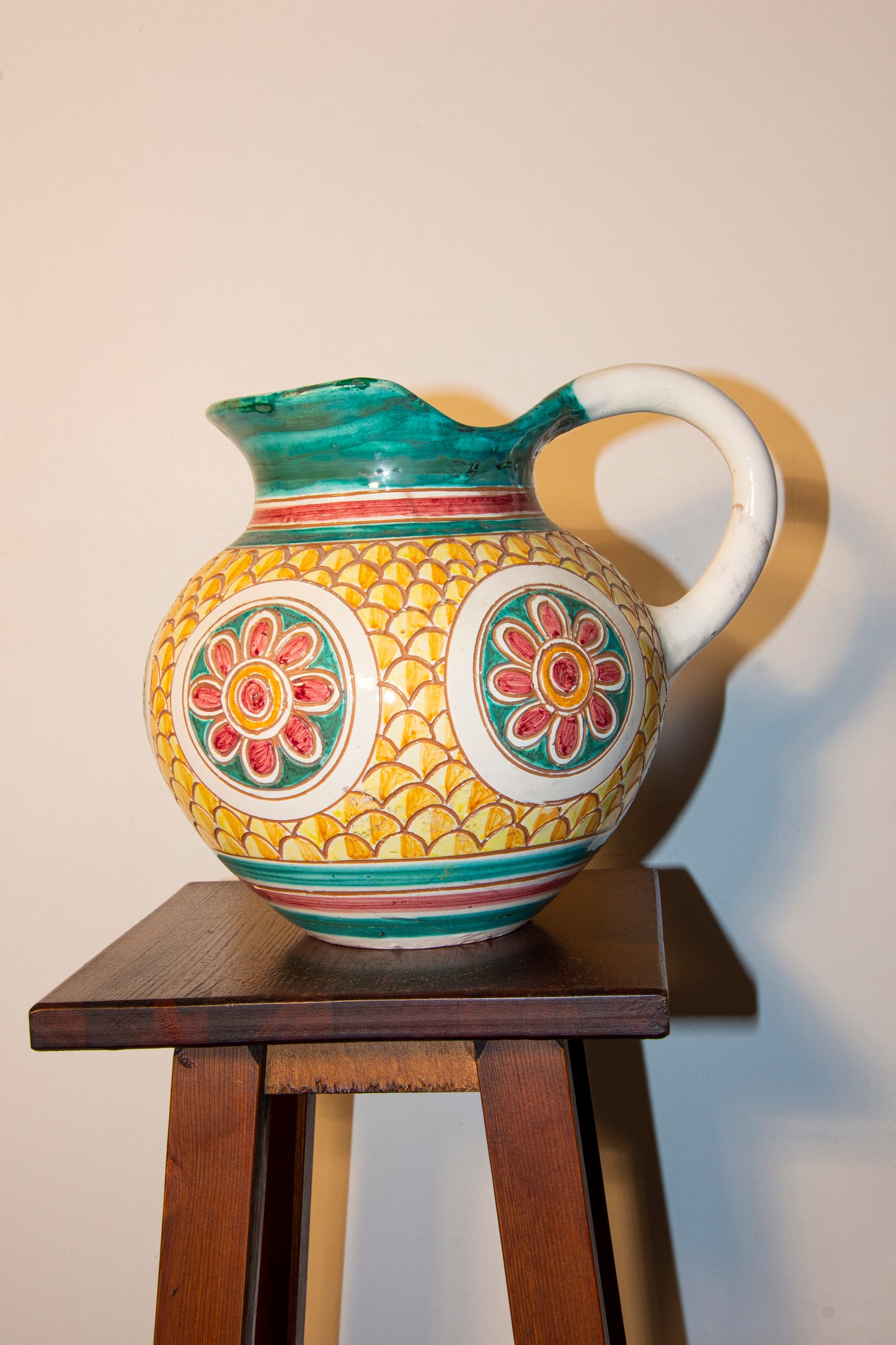 Ceramica Brocca Graffiti Pezzo Unico