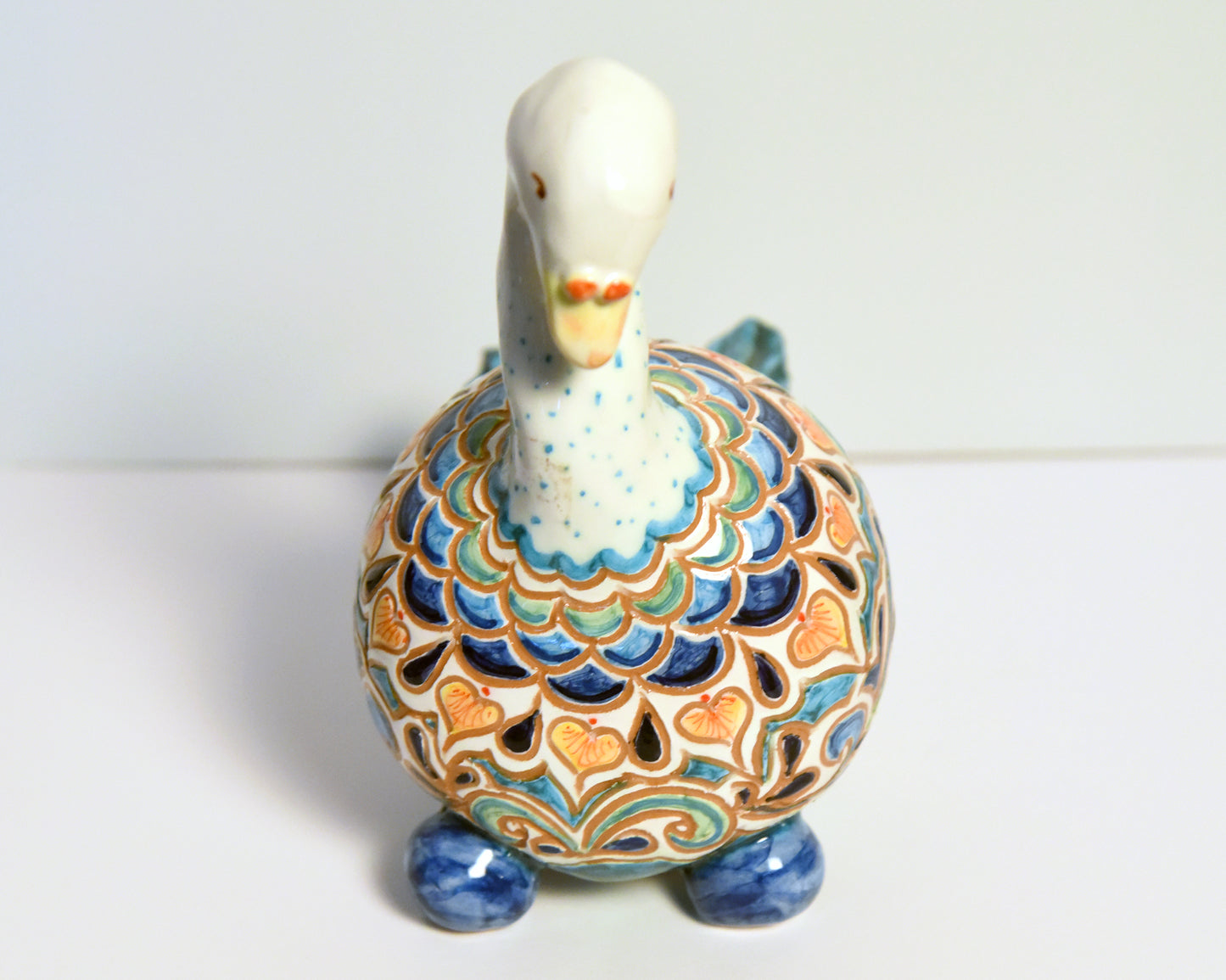 Cigno in Ceramica pezzo unico
