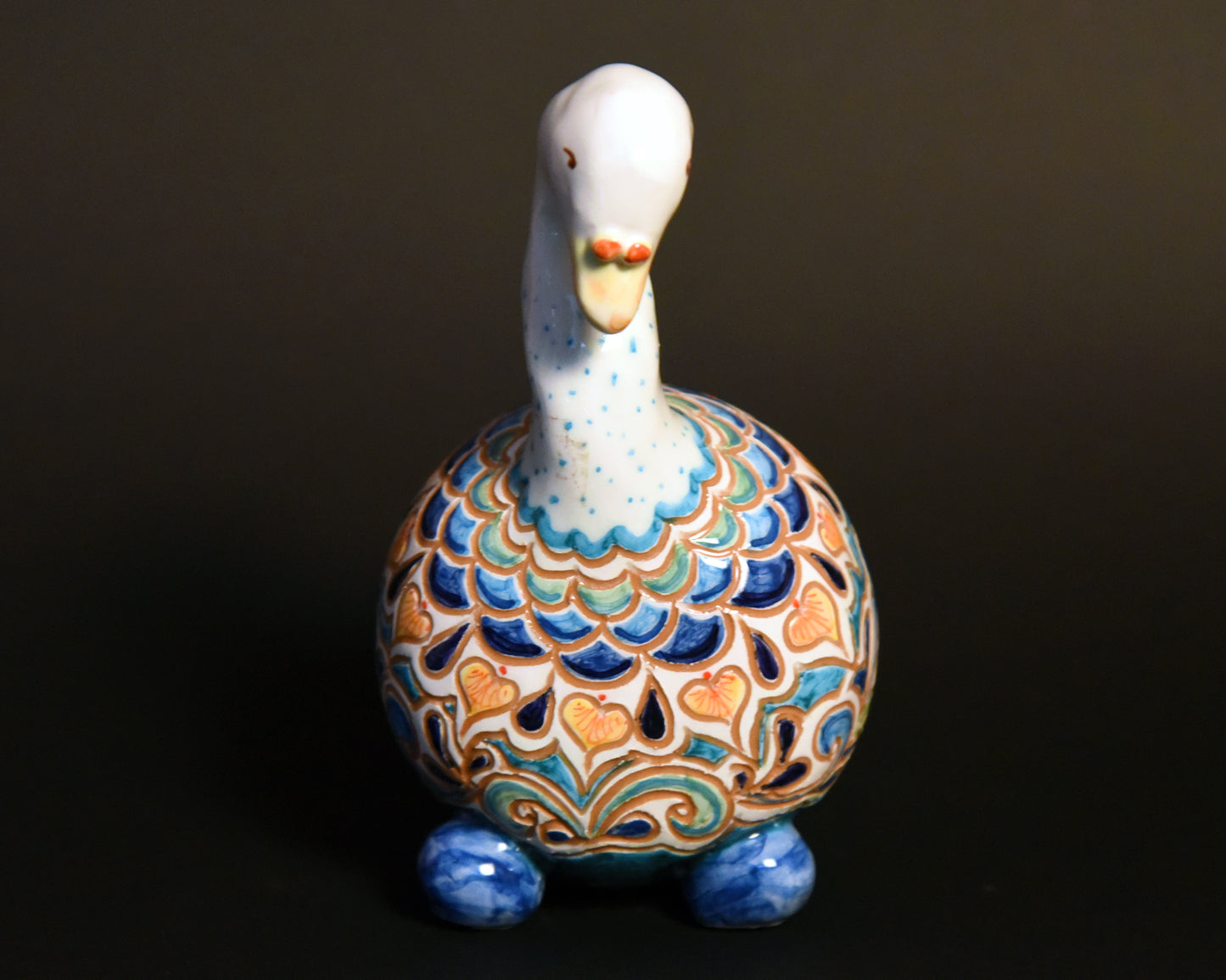 Cigno in Ceramica pezzo unico