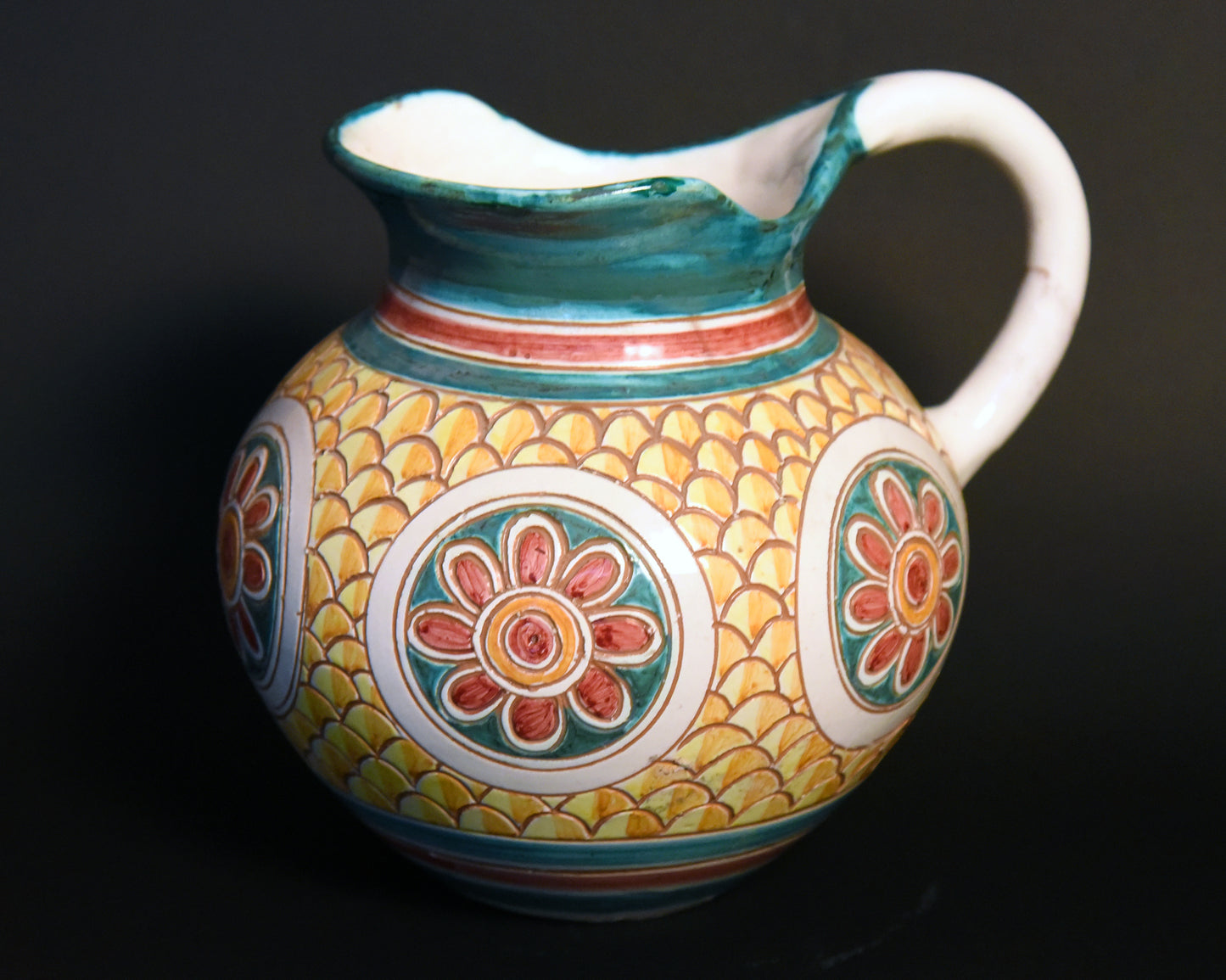Ceramica Brocca Graffiti Pezzo Unico