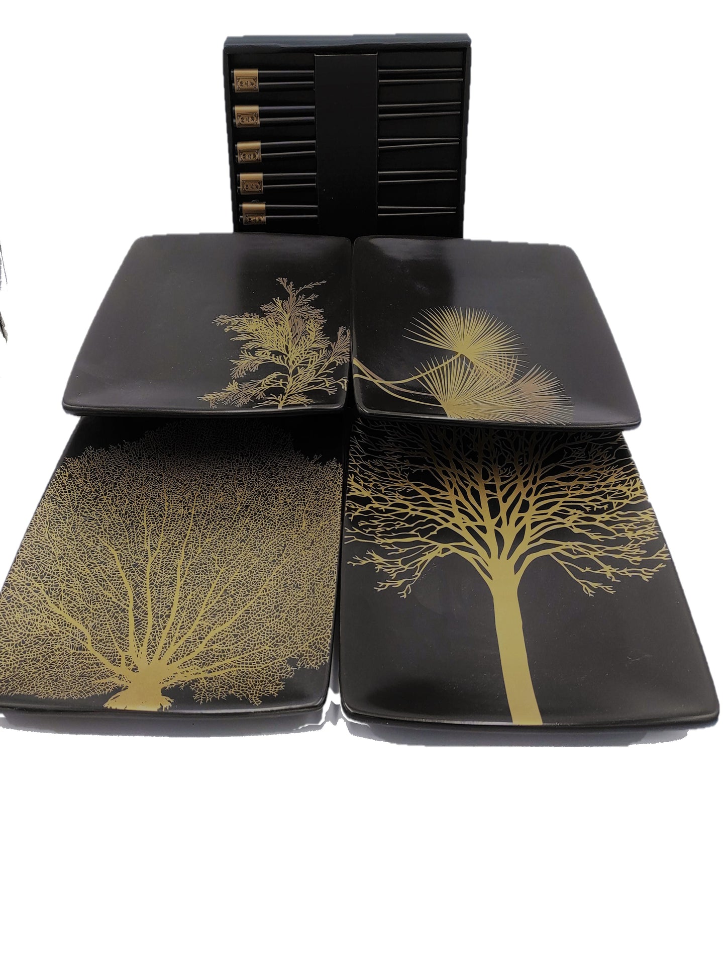 WD Lifestyle Set piatti e bacchette in ceramica