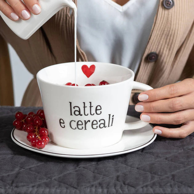 Set 2 Tazze Colazione Grès Porcellanato
