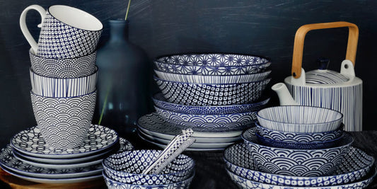 Set 2 Ciotole Nippon Blu Tokyo Studio Design