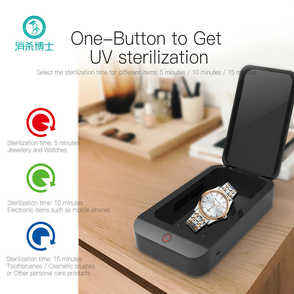 Box sterilizzatore UV 2W in ABS led indicatore