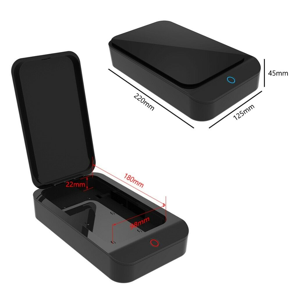 Box sterilizzatore UV 2W in ABS led indicatore